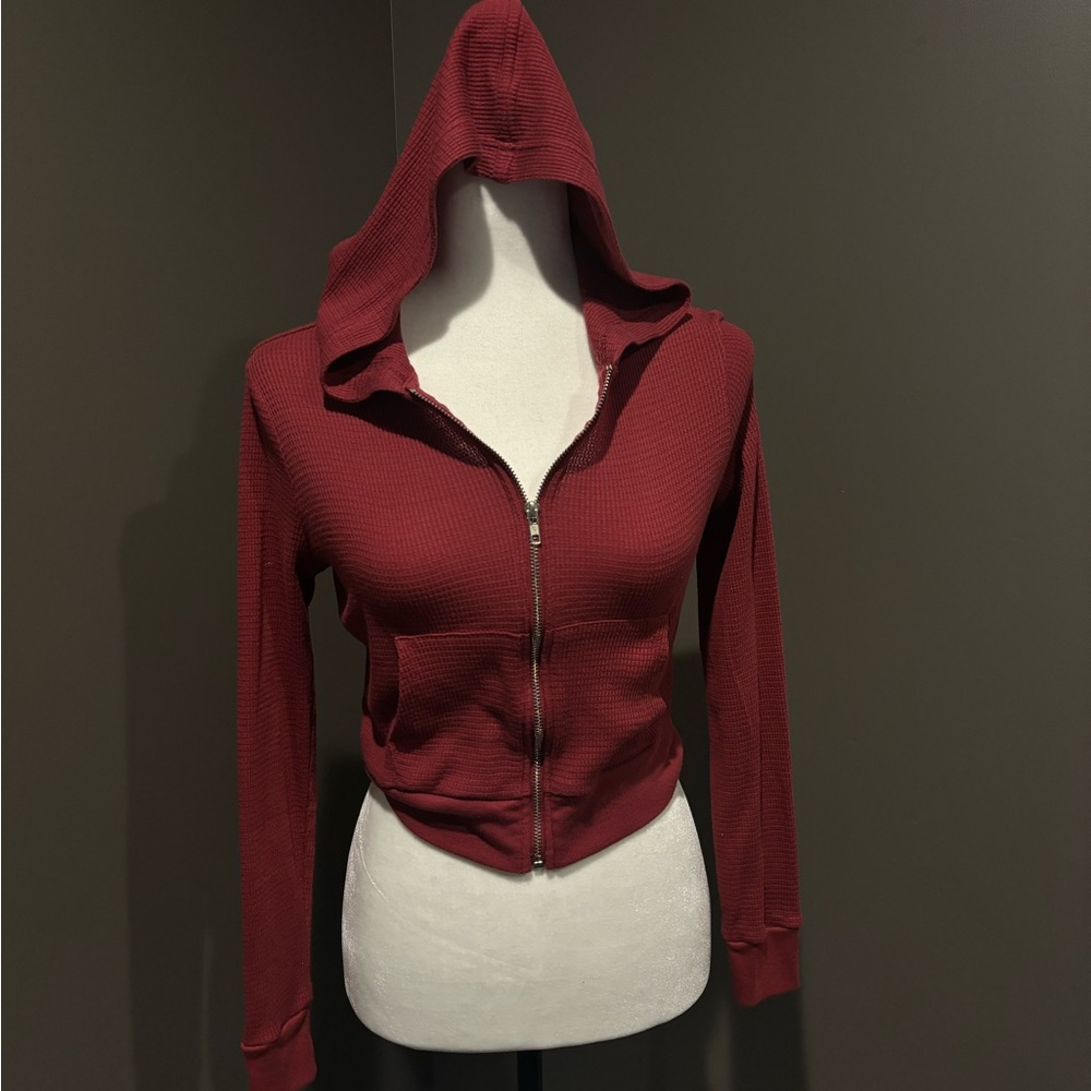 Red Zip Sweater